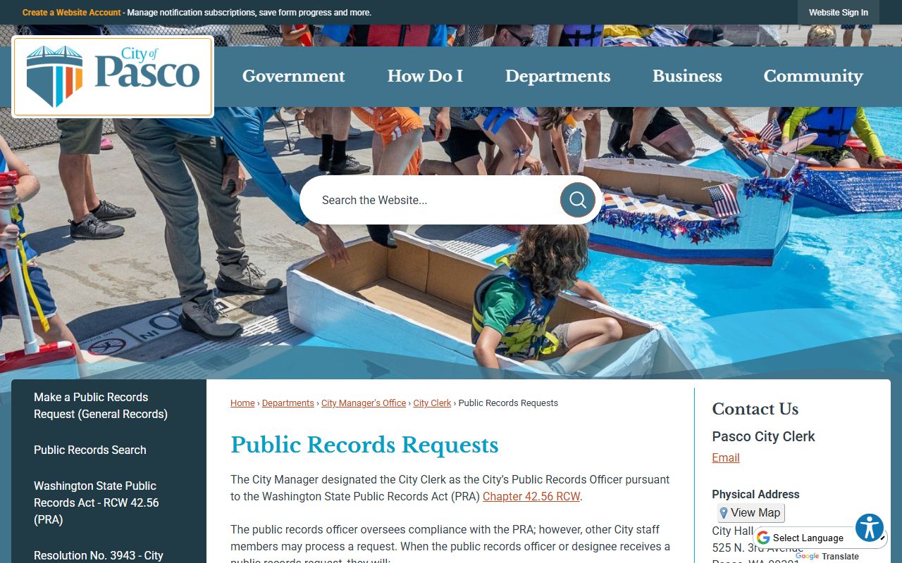 Pasco dissolution of marriage Franklin County court records city resource