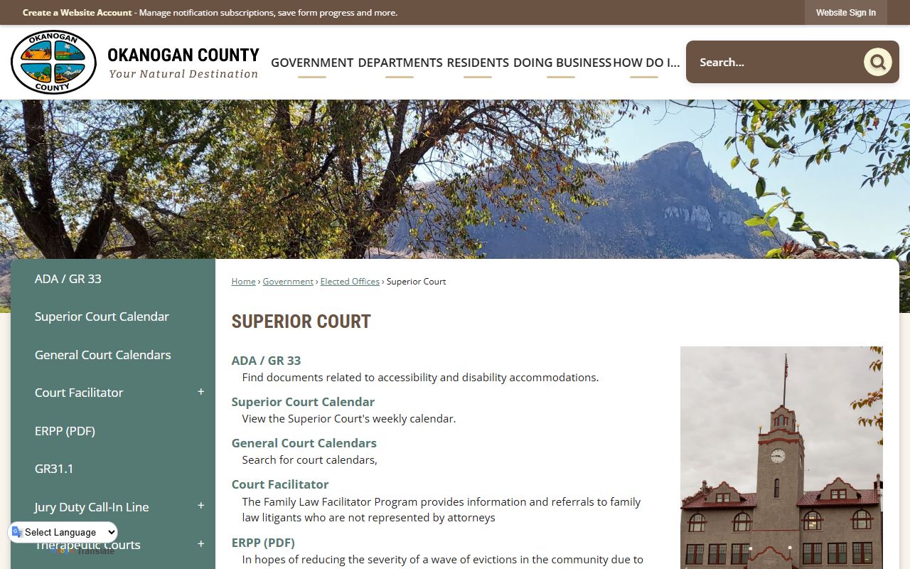 Okanogan County dissolution of marriage records