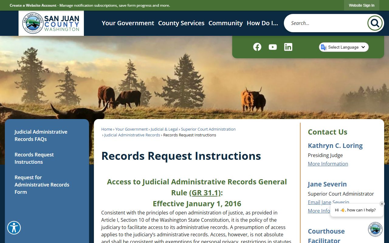 San Juan County dissolution of marriage records