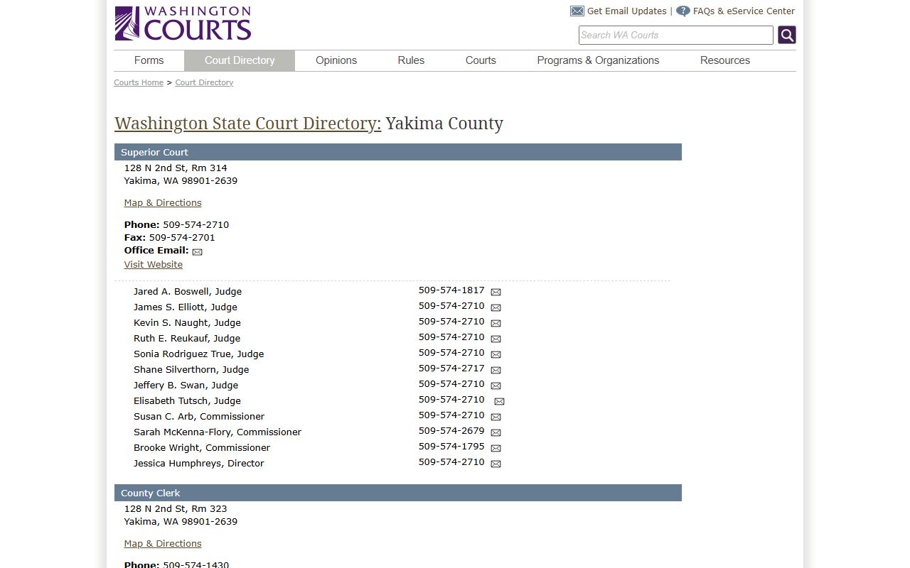 Yakima County dissolution of marriage pay for copies of documents page